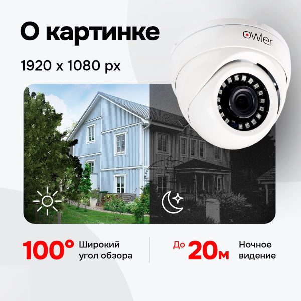 IP видеокамера Owler i420D XM POE (2.8+mic)