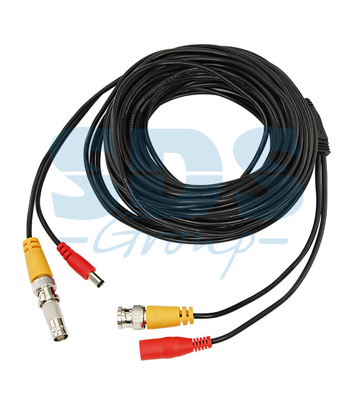 Соединительный шнур для систем видеонаблюдения (BNC+питание) 50М Соединительный шнур для систем видеонаблюдения (BNC+питание) 50М