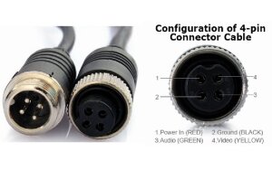 Соединительный шнур для автомобильных систем видеонаблюдения (Aviation-Aviation) 3м - 