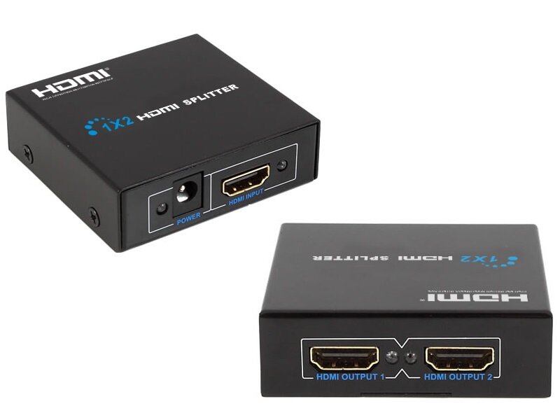 OP-HDMI Splitter 1x2 OP-HDMI Splitter 1x2 Разветвитель HDMI 1x2  распределяет 1 источник HDMI на 2 монитора HDMI одновременно.