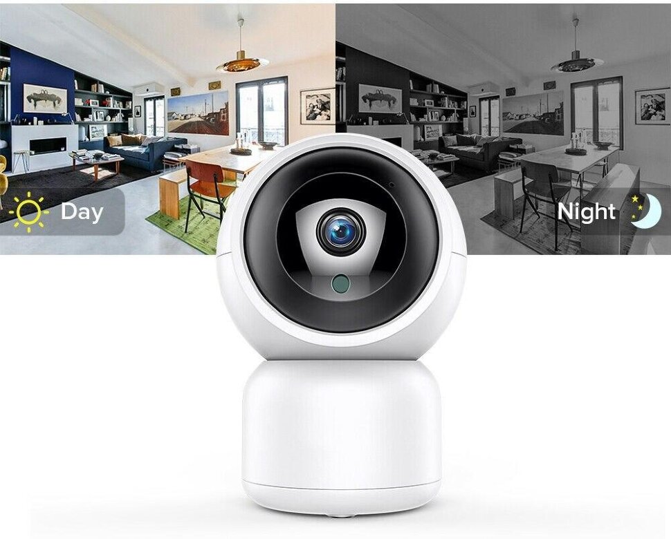 IP видеокамера Owler Smart Home RoboCam-2 IP видеокамера Owler Smart Home RoboCam-2 внутренняя, разрешение 2МП, объектив 3.6 мм, угол вращения по горизонтали: 355°; по вертикали: 90°, ночная съемка, длина ИК подсветки 10м. Имеется LAN порт. Работает с приложением Tuya. Подключение к Интернет через WiFi.