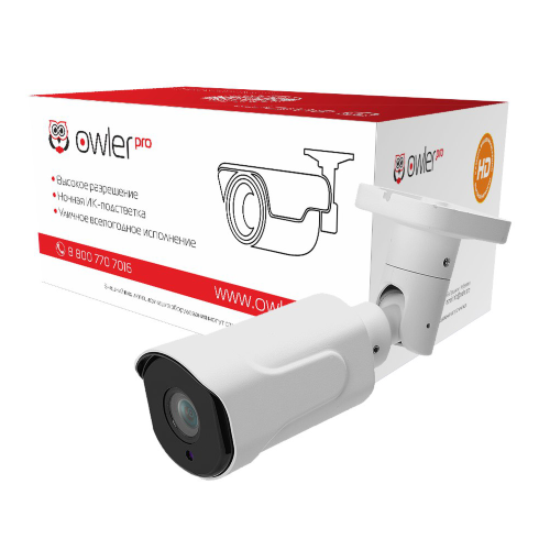 IP видеокамера Owler iX250 POE V.5 (2,4-14mm) IP видеокамера Owler iX250 POE V.5 (2,4-14mm) уличная, разрешение 2Мп, фокусное расстояние 2,4-14 мм, угол обзора 100°-25°, длина ИК подсветки 50 м.