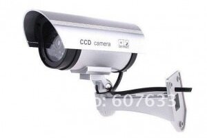 Муляж OP-BF камеры видеонаблюдения уличный со встроенной индикацией. - 