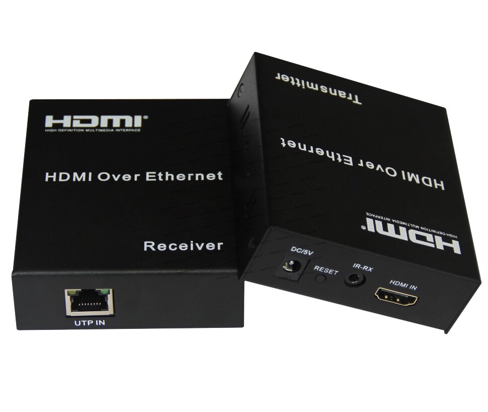OP-HDMI-120 OP-HDMI-120 Удлинитель сигнала HDMI по витой паре (CAT 5E/6) до 120м