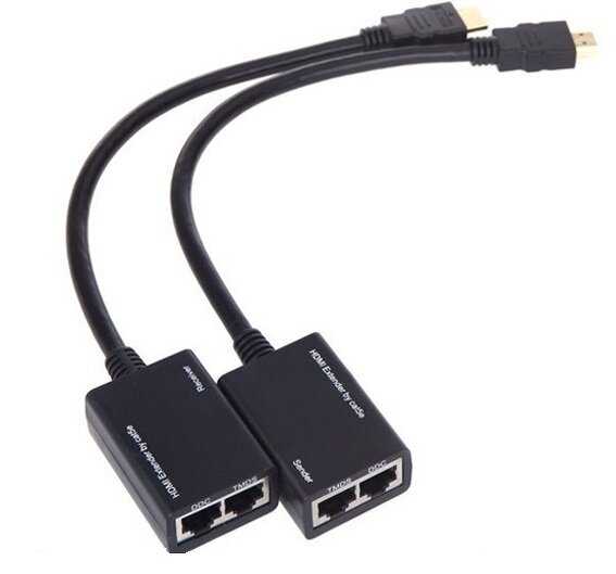 OP-HDMI 30 Удлинитель HDMI по витой паре. OP-HDMI 30 Удлинитель HDMI по витой паре. Разрешение 1080р -30м, 480р -60м